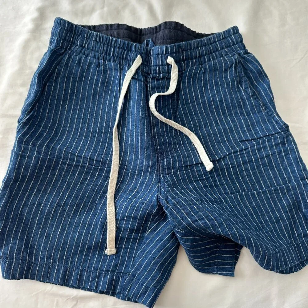 JCrew Striped Drawstring Shorts